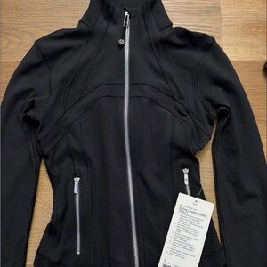 Black Lululemon Cropped Define Jacket Size 2